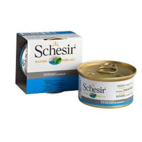 SCHESIR pour chats adultes au jus naturel façon thon naturel 85 g (1/3)
