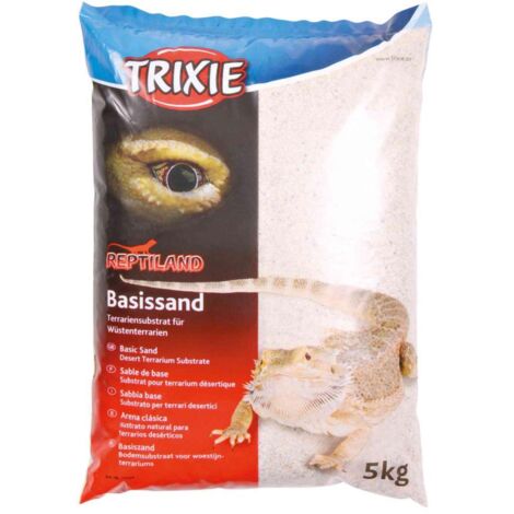 Trixie - Sable de Base Blanc pour Terrarium Désertique - 5Kg