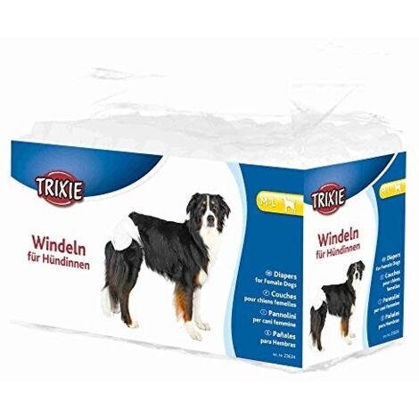 Couches Trixie pour chiennes - Paquet de 12