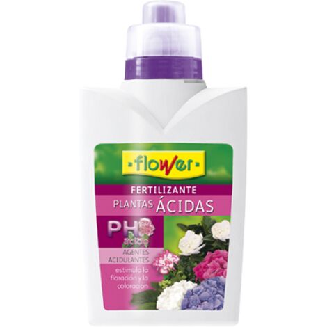 FLOWER Fertilizante Líquido PLANTAS ÁCIDAS, 500 ml (1/4)