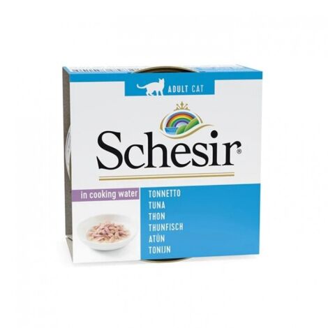 SCHESIR para gatos Adulto en Jugo Natural Estilo Atún Natural 85g