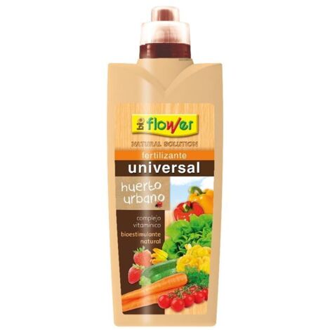 BIOFLOWER Fertilizante Universal Huerto Urbano Humus 1 Litro