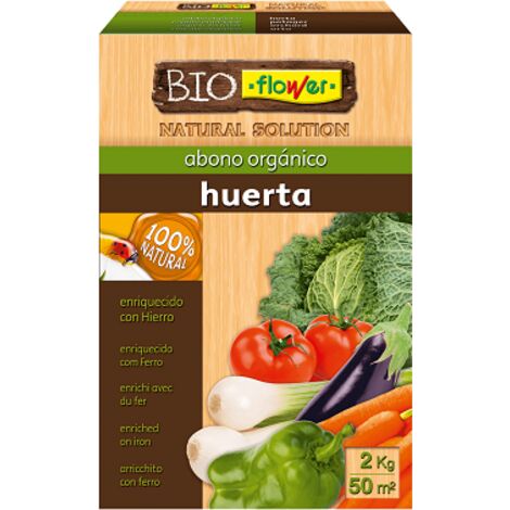 BIOFLOWER Abono Orgánico Huerta 2 kg