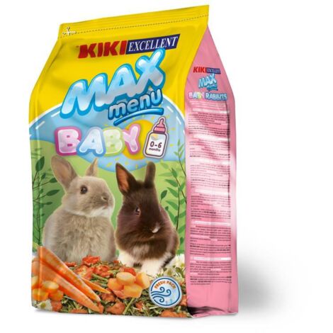 Kiki Max Menu Conejos Babys - Alimento Completo para Conejos Babys