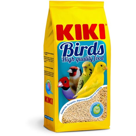 Kiki Alpiste - Alpiste 100% Natural para Canarios, Periquitos, Jilgueros y Otros Pajaros de Compañía