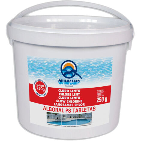Quimicamp Alboral PS Tabletas - Cloro de Disolución Lenta - 5 Kg