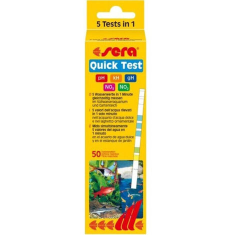 SERA QUICK TEST 5 EN 1 50 UDS