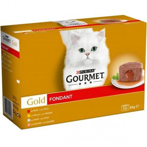 Purina Gourmet Gold Fondant Pack Surtido - Comida Humeda para Gato - 12x85 g (1/3)
