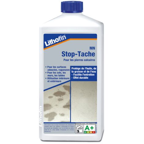 Lithofin Mn Stop-tache 1 L - Traitement Anti-taches Pierre Calcaire