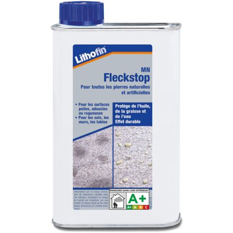 Traitement anti-taches pour pierre naturelle 500 ml – Protection durable – Application facile – Lithofin Mn Fleckstop