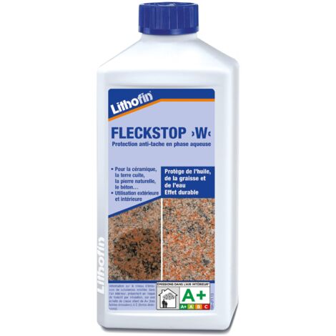 Lithofin – Traitement hydrofuge anti-taches 500 ml – Protection durable pour pierre naturelle – Barrière contre humidité et taches