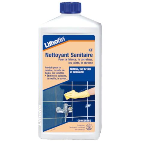 Lithofin Kf Nettoyant Sanitaire 1 L - Nettoyage De La Salle De Bains