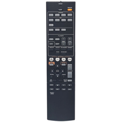 Convient pour la télécommande d'amplificateur Yamaha/Yamada/Harris RAV521 ZJ66500 HTR-3067 3066 RX-V377 (1/4)