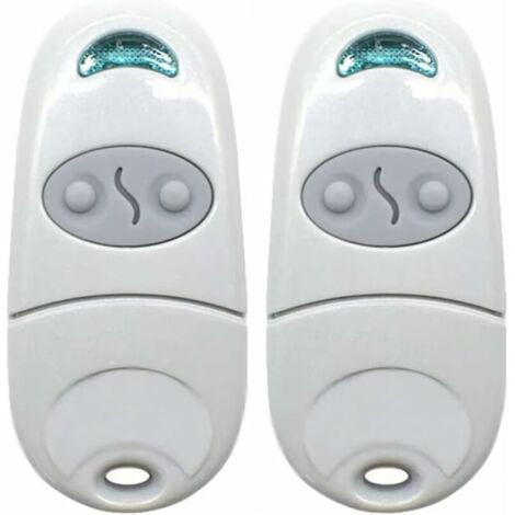 XVX (2, Blanc)Télécommande Universelle Portail, Télécommande pour Ouvre-Porte de Garage, émetteur de clé Portable, Télécommande de Porte de Garage pour Came Top 432NA/432EE/432 EV/432M THISNDE (1/5)