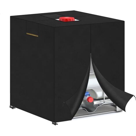 IBC Housse de Protection pour Réservoir d'eau 1000 L Bache Couverture Réservoir IBC d'eau de Pluie Housse Cuve 1000L Anti UV Imperméable Couverture Container Réservoir IBC 120x100x116cm Google (1/5)