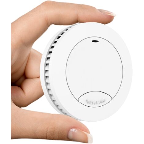 Détecteur de fumée Aroha Safety Pro Mini - Batterie 10 ans - Détecteur de fumée - Alarme incendie -