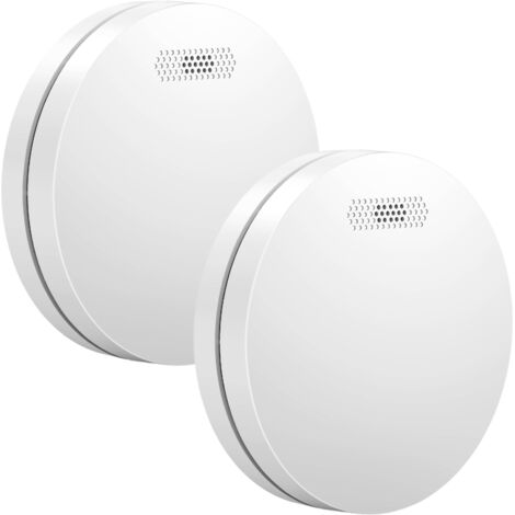 Détecteur de fumée Aroha Safety Pro - Batterie 10 ans - Détecteur de fumée - Alarme incendie - 2 pièces