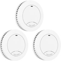Détecteur de fumée Aroha Safety Pro Mini - Batterie 10 ans - Détecteur de fumée - Alarme incendie - 3 pièces