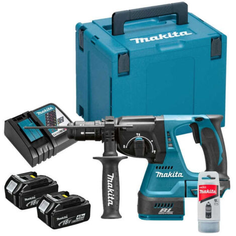 Perfo-burineur 18V LXT SDS-Plus 2J (2x4.0 Ah) en MAKPAC - MAKITA DHR243RMJ