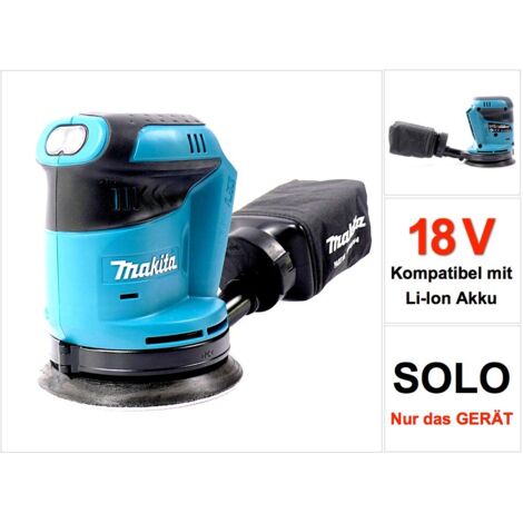 Ponceuse excentrique MAKITA DBO180Z ÿ125 mm LXT 18V Li-Ion (produit seul)