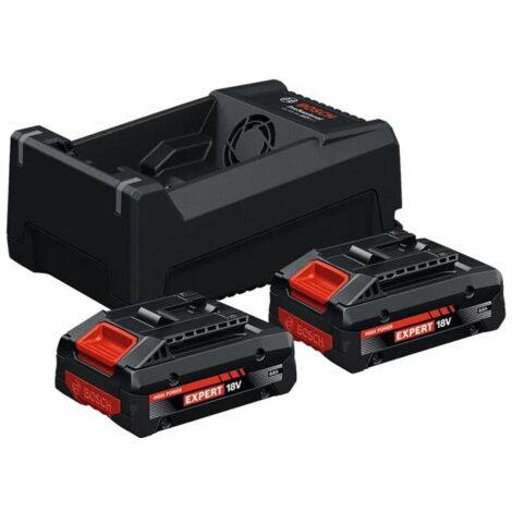 Kit de démarrage haute performance Bosch 2x EXBA18V-40 + chargeur GAL 12V\/18V-80 (1/5)