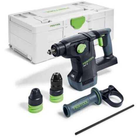 Festool – Marteau combiné sans fil 18V – Moteur EC-TEC sans balais – Énergie de frappe 2,6J – Mandrin SDS-Plus et à serrage rapide – Pour béton et maçonnerie