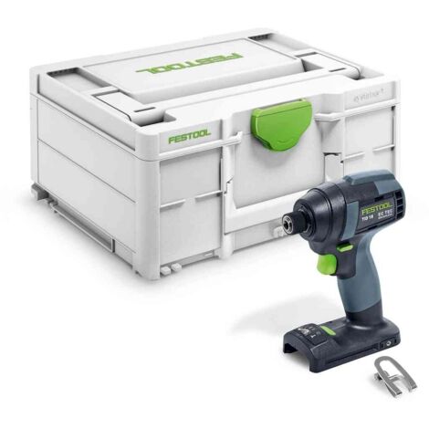 Festool – 576481 Visseuse à chocs sans fil 18V – Moteur EC-TEC sans charbons – Couple 180Nm – Vitesse 3200 tr/min – Pour bois, métal et plastique - 18-Basic