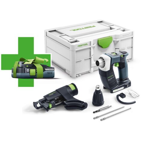 Festool – Visseuse sans fil 18V 4,0Ah – Moteur Brushless EC-TEC – Couple 14Nm pour plaques de plâtre – Systainer inclus – Utilisation prolongée sans fatigue - 18-4500-Basic-4