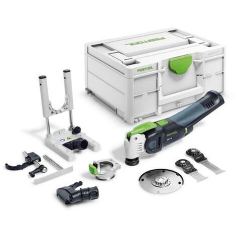 Festool – Outil oscillant sans fil 18V 576592 – Moteur EC-TEC sans charbon – Porte-outil StarlockMax – Pour coupes précises dans bois dur et composites