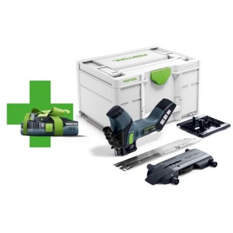 Festool – Scie sabre sans fil 18V – 4,0 Ah – Moteur EC-TEC sans balais – Pour laine de verre et polystyrène – Profondeur de coupe 240 mm - ISC 240 EB (1/10)