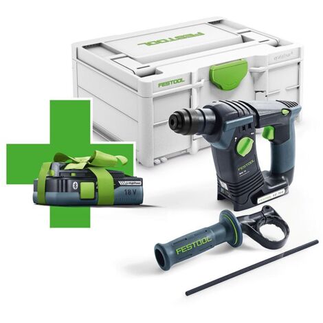 Festool – Perforateur sans fil 18V – Force de frappe 1,8 J – SDS-Plus – 2,5 kg – Pour béton et maçonnerie – Moteur sans charbons EC-TEC (1/10)