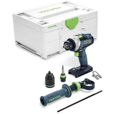 Festool – Perceuse-visseuse sans fil 18V – Moteur EC-TEC sans balais – 4 vitesses – Couple max 75Nm – Pour perçage bois jusqu'à 70mm (1/10)