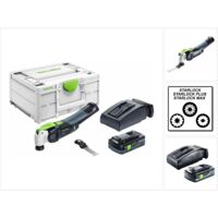 Festool – Outil oscillant sans fil 18V – Moteur EC-TEC sans charbons – Changement rapide StarlockMax – Pour coupes précises sur surfaces fragiles – 576595