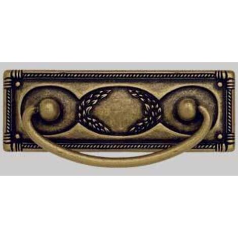Maniglia Anticata Florence Metal Style Maniglietta Arte Povera 97x45