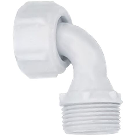 RACCORDO CURVO PER TUBO SCARICO LAVATRICE 3/4" x 3/4"