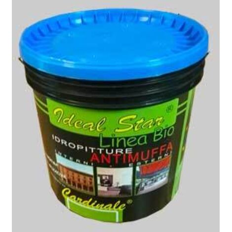 idropittura superlavabile antimuffa ideal star 4 lt