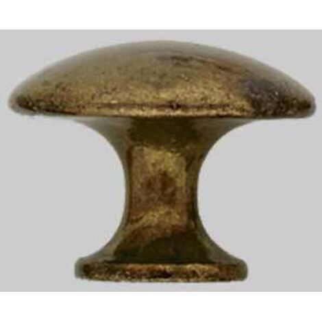 Pomolo per mobili 24220 30 mm - ottone antico