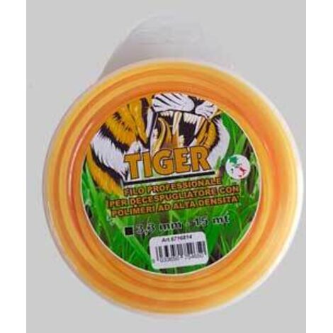 Filo per decespugliatore professionale quadro tiger mm 3,0x15 mt