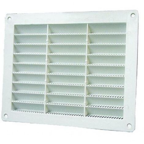 Griglia Aerazione Sovrapponibile  In Abs Bianco Cm 23 X 43