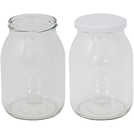 VASO VETRO 'BOCCACCIO' PER ALIMENTI TIPO 'STD' 1062 ml - imbocc. Ø 82 mm s/tappo GRUPPO VETRO SOMMA 12 PZ