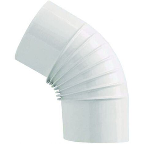 Save GOMITO 45° PER STUFA A LEGNA PORCELLANATO CLASSIC Col. Bianco Ø cm. 15 6 PZ