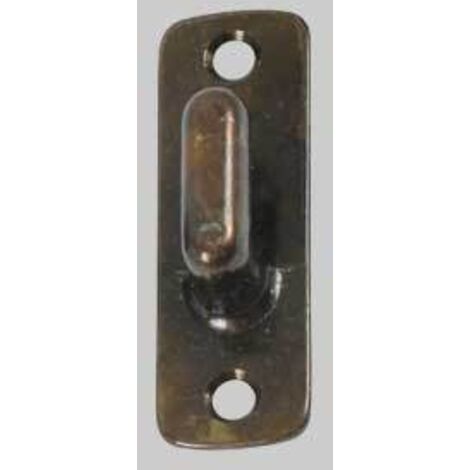 Incontro per tavellino 10 mm - ottone bronzato