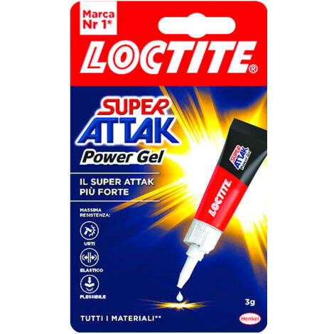 ADESIVO SUPER ATTAK POWER GEL 3GR LOCTITE
