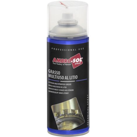 Bomboletta ambro-sol - g001 grasso spray multiuso al litio lubrificante 400ml