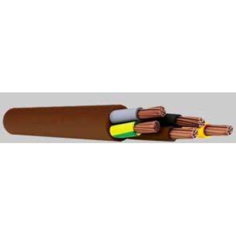 Cavo pentagonale marrone sezione 5x1,5 mm conf. da 100 ml