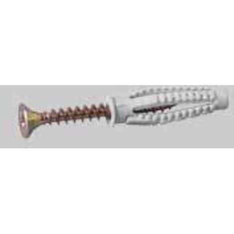 Tassello universale in nylon diametro 6x30 mm - vite-screw 4,5x40 mm conf. da 100 pz
