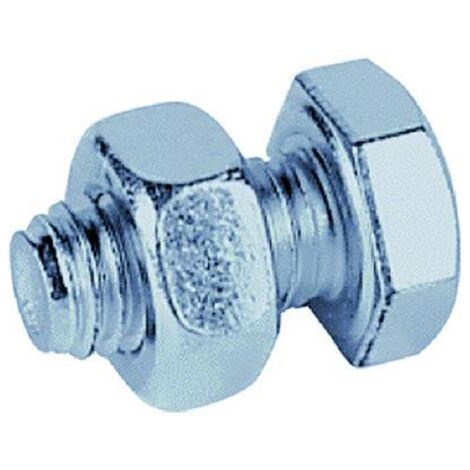 Bulloni e dadi zincati per scaffali in metallo 8 x 16 mm 200 pezzi