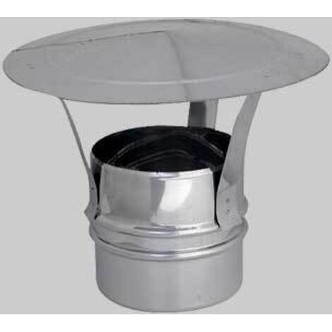 Fumaiolo tondo a cappello cinese diametro 130 mm