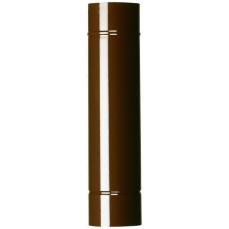 Save TUBO PER STUFA A LEGNA PORCELLANATO CLASSIC Col. Marrone  Ø cm. 8x 50 12 PZ