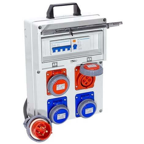 QUADRO DI DISTRIBUZIONE 220V/380V CON PULSANTE DI EMERGENZA (1/3)